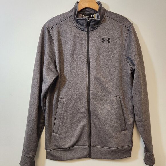 Under Armour Full Zip Sweatshirt ColdGear Fleece Lined Mens‎ Small NEW NWOT - Picture 1 of 16